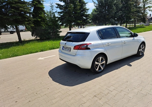 Peugeot 308 cena 39900 przebieg: 195000, rok produkcji 2018 z Konin małe 56